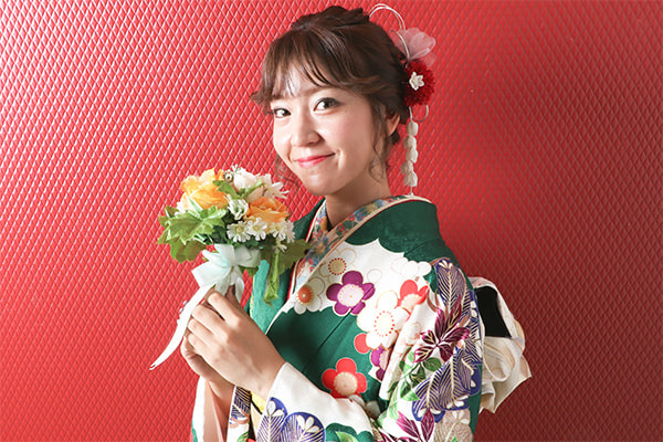 成人式終了後はそのまま返却！